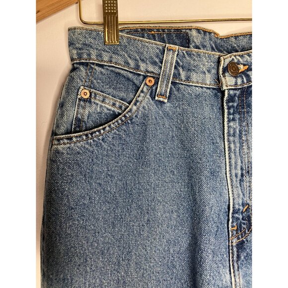 Vintage Levis 921 Tapered Orange Tab Jeans Women's Sz 10 Short 28 Waist READ - Picture 2 of 10